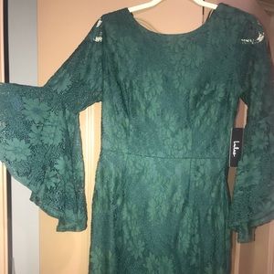 Lulus Emerald Green Cocktail Dress